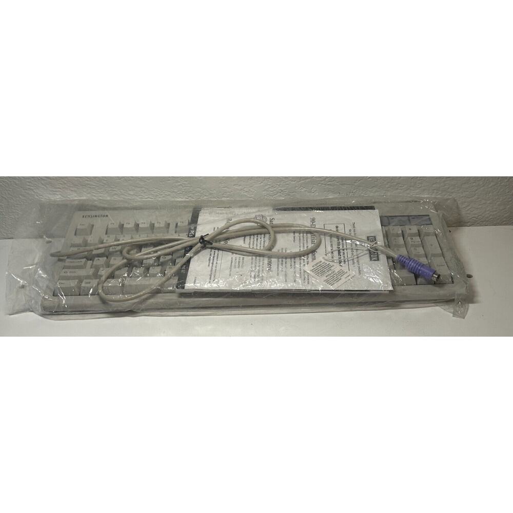 KENSINGTON 64340 A KEYBOARD-IN-A-BOX PS/2 KEYBOARD BRAND NEW w/Tags Perfect Cond
